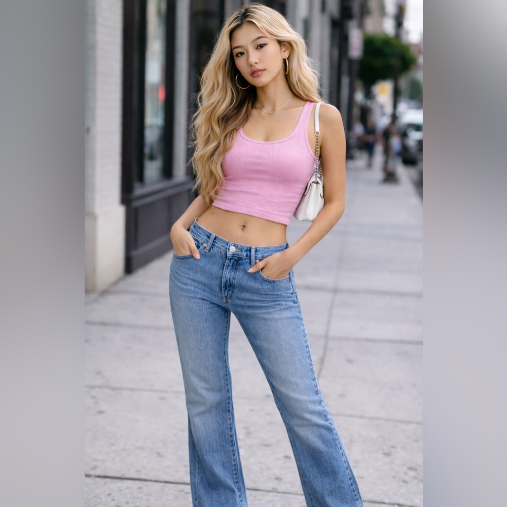 EXPRESS “Celine” Precision Fit Jeans Vintage Wide Leg Relaxed Fit (14L / 32x32)